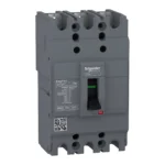 Schneider Electric EasyPact EZC100F - 25A Circuit Breaker- 3 Poles, Circuit Breaker Easypact EZC100F - TMD - 25 A - 3 poles 3d, Easypact EZC EZC100F3025, EasyPact circuit breakers and switches