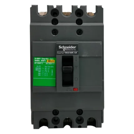 Schneider Electric Easypact NKS100R 100A Fixed Thermal Magnetic Trip Unit 3 Pole Molded Case Circuit Breaker Schneider Electric EasyPact NKS MCCB 100 A, 3 Pole, 10 kA, NKS100R100AC3P, Schneider NKS100R-100A MCCB, NKS100R100AC3P Simpact NKS100R Circuit Breaker - 3P - 100 A - 10 kA - 415 V Schneider Electric EasyPact NKS100R-100A MCCB, 3 Pole