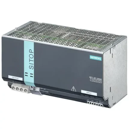 Siemens 6EP1437-3BA00 Compact SITOP Modular Power Supply, For Industrial Automation, Digital SITOP modular 40 A stabilized power supply input: 400-500 V 3 AC output: 24 V DC/40 A, Siemens 6EP1437-3BA00-8AA0, SITOP Modular Power Supply, siemens power supply