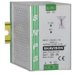 Shavison SMPS G31-120-24, CE & BIS Certified, I/P : 230VAC, O/P: 24VDC, 5A, DIN Rail Mount SMPS -Shavison Model: G31-120-24 ( 24VDC/5A ), for Industrial Automation, Input Voltage: 230vac, Shavison G31-120-24 Power Supply SMPS Out 24VDC, Shavison g31-120-24 power supply