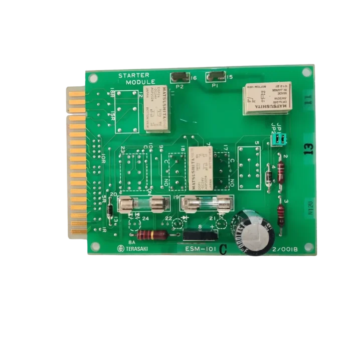 TERASAKI ESM-102D STARTER MODULE PCB CARD, K87Z3001B ESM102D, TERASAKI ESM-102D STARTER MODULE PCB CARD K/87Z/3/001B